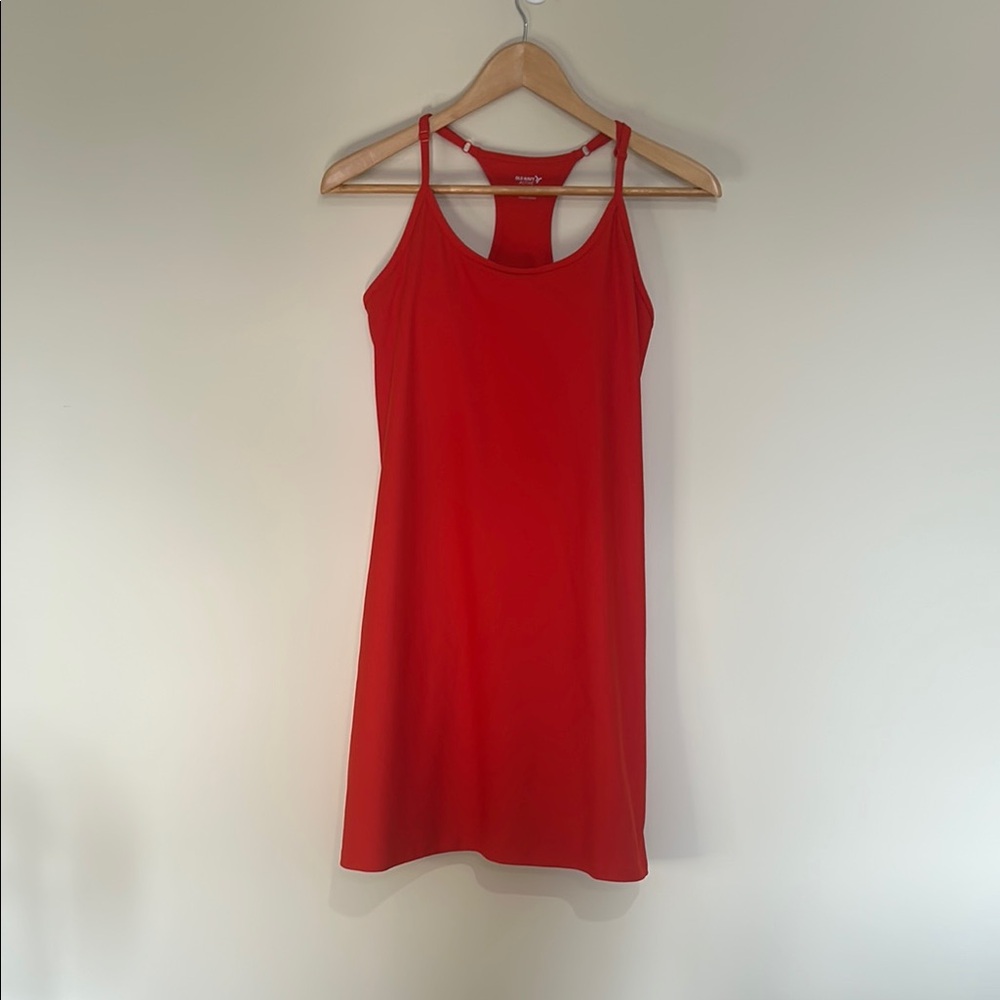 Old Navy Orange/Red Active Dress